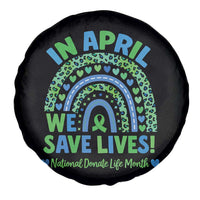 National Donate Life Month Spare Tire Cover In April We Save Lives Organ Donation Support Green Ribbon
