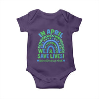 National Donate Life Month Baby Onesie In April We Save Lives Organ Donation Support Green Ribbon