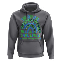 National Donate Life Month Hoodie In April We Save Lives Organ Donation Support Green Ribbon