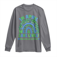 National Donate Life Month Long Sleeve Shirt In April We Save Lives Organ Donation Support Green Ribbon