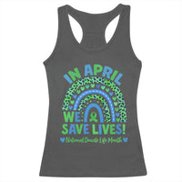 National Donate Life Month Racerback Tank Top In April We Save Lives Organ Donation Support Green Ribbon