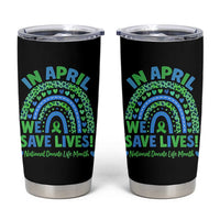 National Donate Life Month Tumbler Cup In April We Save Lives Organ Donation Support Green Ribbon