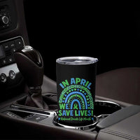 National Donate Life Month Tumbler Cup In April We Save Lives Organ Donation Support Green Ribbon