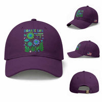 Organ Donation Awareness Baseball Cap Green Ribbon Donate Life Floral