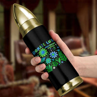 Organ Donation Awareness Bullet Tumbler Green Ribbon Donate Life Floral