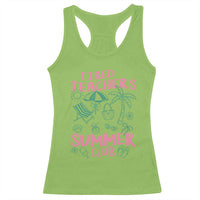 Tired Teachers Summer Club Racerback Tank Top Funny Retro Teacher Summer Vacation