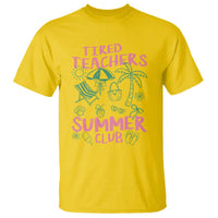 Tired Teachers Summer Club T Shirt Funny Retro Teacher Summer Vacation