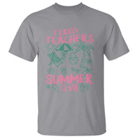 Tired Teachers Summer Club T Shirt Funny Retro Teacher Summer Vacation