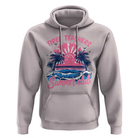 Tired Teachers Summer Club Hoodie Retro Mama Summer Beach Vacation Gift