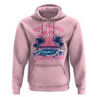 Tired Teachers Summer Club Hoodie Retro Mama Summer Beach Vacation Gift