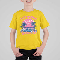 Tired Teachers Summer Club T Shirt For Kid Retro Mama Summer Beach Vacation Gift