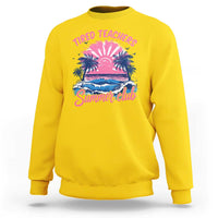 Tired Teachers Summer Club Sweatshirt Retro Mama Summer Beach Vacation Gift