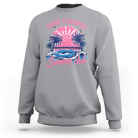 Tired Teachers Summer Club Sweatshirt Retro Mama Summer Beach Vacation Gift