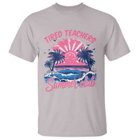 Tired Teachers Summer Club T Shirt Retro Mama Summer Beach Vacation Gift