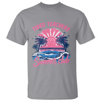 Tired Teachers Summer Club T Shirt Retro Mama Summer Beach Vacation Gift