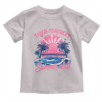 Tired Teachers Summer Club Toddler T Shirt Retro Mama Summer Beach Vacation Gift