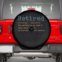 Funny Retirement Party Spare Tire Cover Retired Definition Funny Retirement Gag