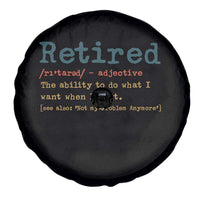 Funny Retirement Party Spare Tire Cover Retired Definition Funny Retirement Gag