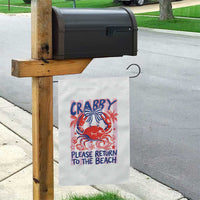 Summer Vacation Garden Flag If Crabby Return To Beach Retro Graphic