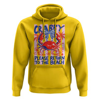 Summer Vacation Hoodie If Crabby Return To Beach Retro Graphic