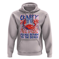 Summer Vacation Hoodie If Crabby Return To Beach Retro Graphic