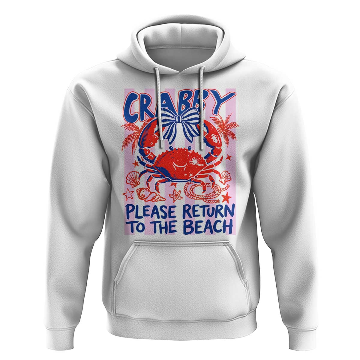 Summer Vacation Hoodie If Crabby Return To Beach Retro Graphic