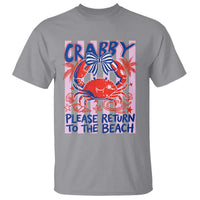 Summer Vacation T Shirt If Crabby Return To Beach Retro Graphic