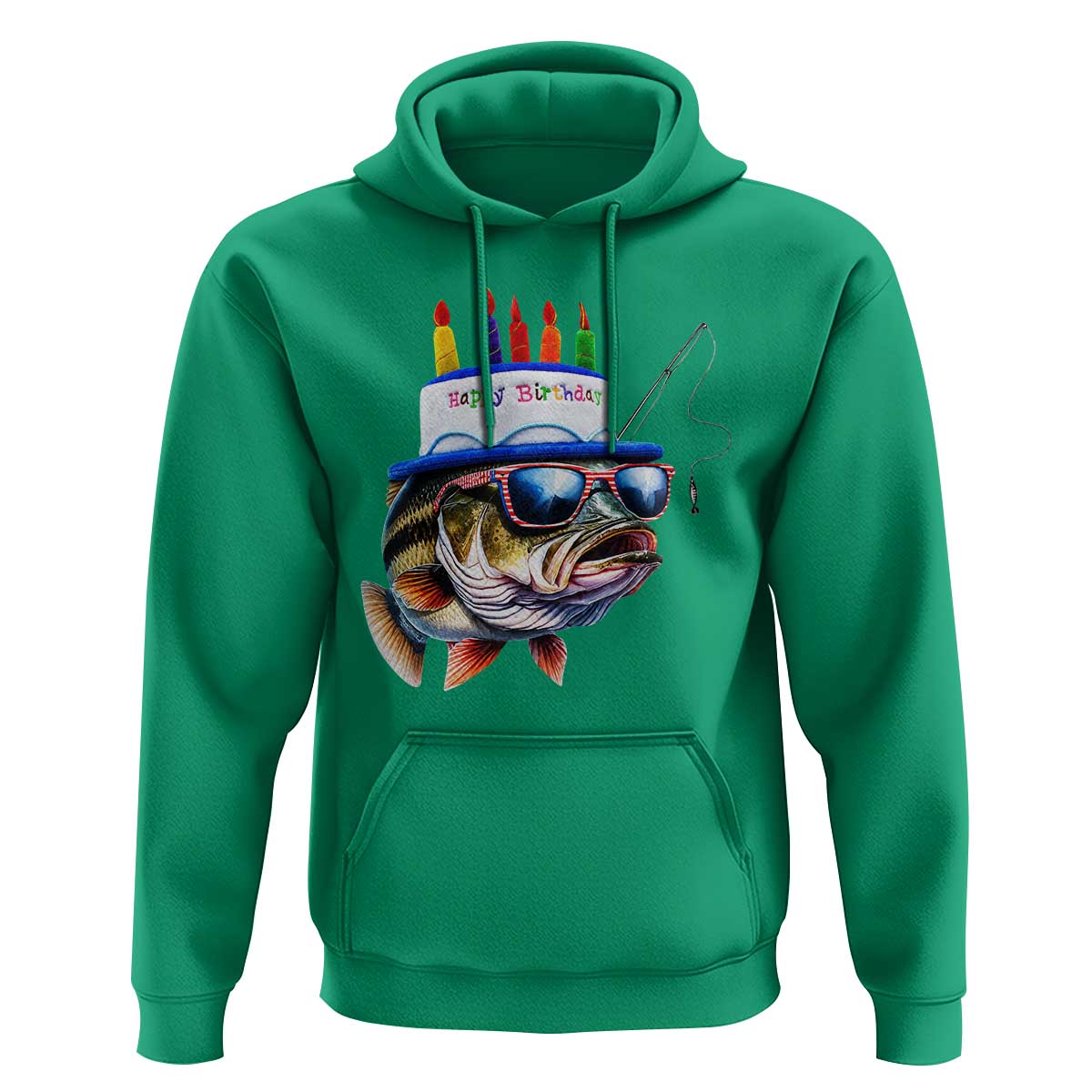 Bass Fishing Birthday Hoodie Fish Party Theme