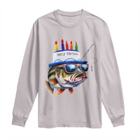 Bass Fishing Birthday Long Sleeve Shirt Fish Party Theme