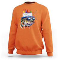 Bass Fishing Birthday Sweatshirt Fish Party Theme