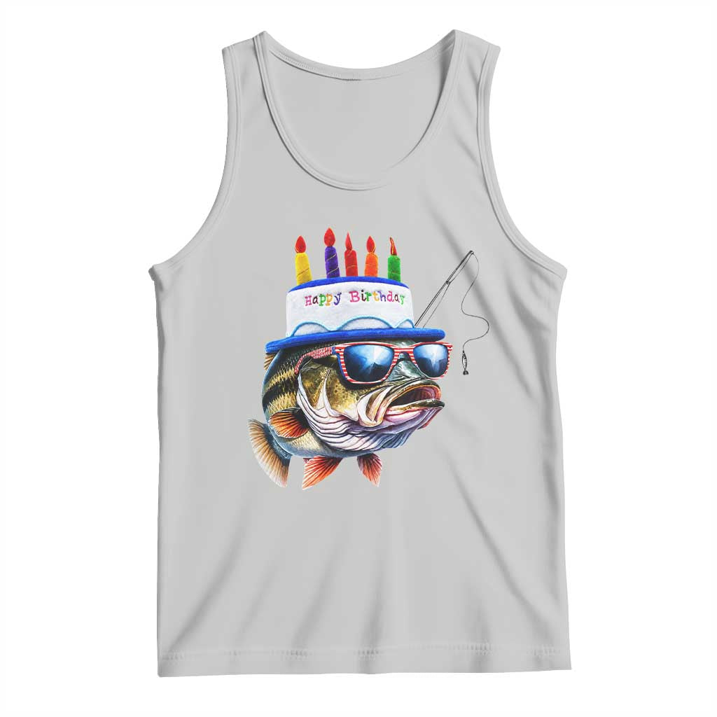 Bass Fishing Birthday Tank Top Fish Party Theme