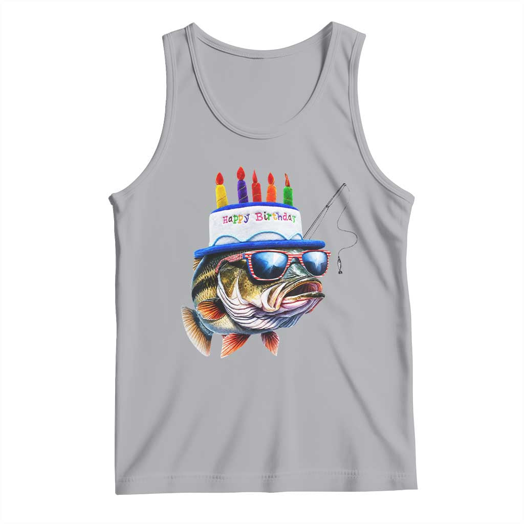 Bass Fishing Birthday Tank Top Fish Party Theme