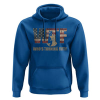 50th Birthday Hoodie Funny WTF Whos Turning Fifty Vintage Fishing 50 Year Old Gift
