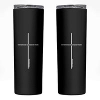Christian Dad Skinny Tumbler Fatherhood Is Kingdom Work Cross Daddy Bible Verse
