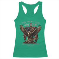 Eagle 250th Anniversary USA Racerback Tank Top 250 Years Faith Freedom Legacy One Nation Under God Flag