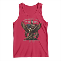 Eagle 250th Anniversary USA Tank Top 250 Years Faith Freedom Legacy One Nation Under God Flag