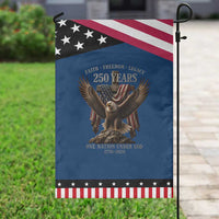 Eagle 250th Anniversary USA Patriotic Garden Flag 250 Years Faith Freedom Legacy One Nation Under God Flag