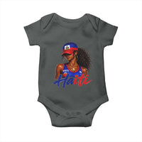 Haitian Girl Baby Onesie Melanin Black Girls Haiti Flag Proud Haitienne