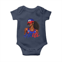 Haitian Girl Baby Onesie Melanin Black Girls Haiti Flag Proud Haitienne