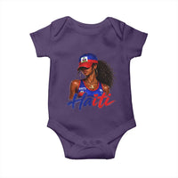 Haitian Girl Baby Onesie Melanin Black Girls Haiti Flag Proud Haitienne