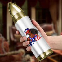 Haitian Girl Bullet Tumbler Melanin Black Girls Haiti Flag Proud Haitienne