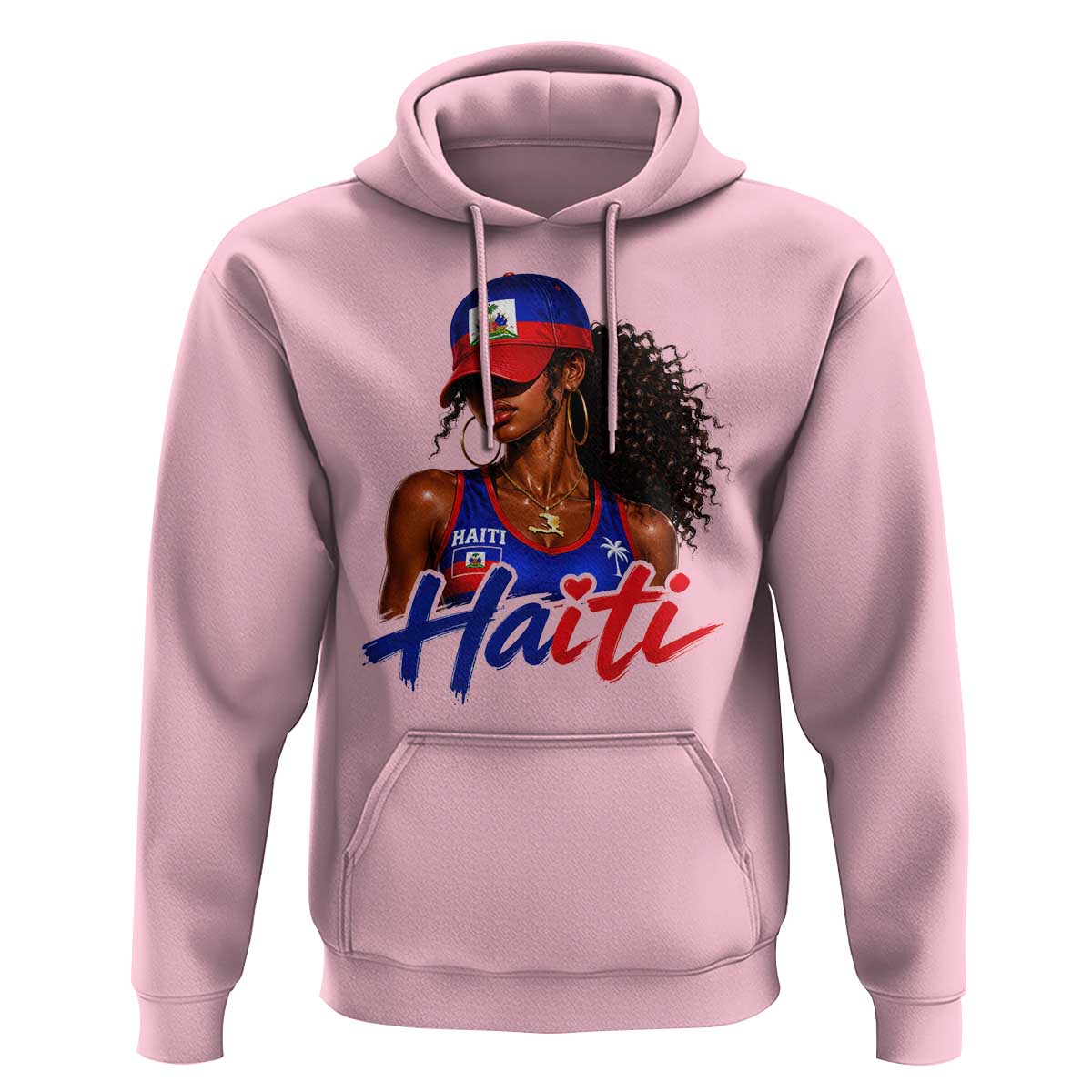 Haitian Girl Hoodie Melanin Black Girls Haiti Flag Proud Haitienne