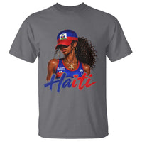 Haitian Girl T Shirt Melanin Black Girls Haiti Flag Proud Haitienne