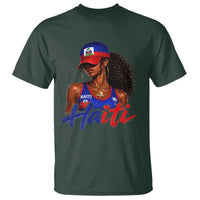 Haitian Girl T Shirt Melanin Black Girls Haiti Flag Proud Haitienne