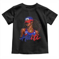 Haitian Girl Toddler T Shirt Melanin Black Girls Haiti Flag Proud Haitienne