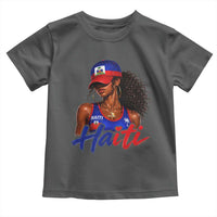 Haitian Girl Toddler T Shirt Melanin Black Girls Haiti Flag Proud Haitienne
