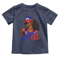 Haitian Girl Toddler T Shirt Melanin Black Girls Haiti Flag Proud Haitienne