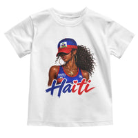 Haitian Girl Toddler T Shirt Melanin Black Girls Haiti Flag Proud Haitienne