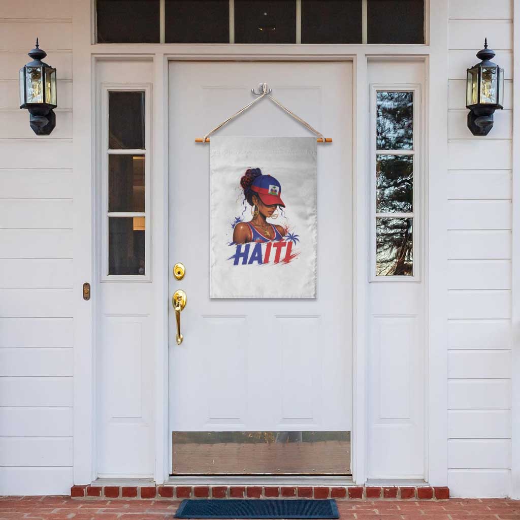 Haitian Princess Garden Flag Haiti Flag Haitienne Melanin Black Girls