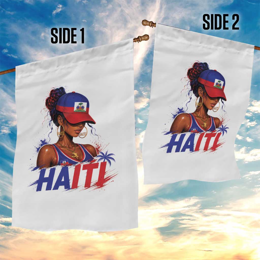 Haitian Princess Garden Flag Haiti Flag Haitienne Melanin Black Girls
